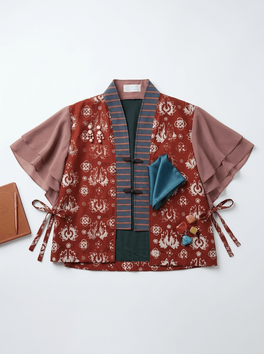 Koleksi Vest Batik Butterfly - Batik Tradisional Puspanyidra Magelang